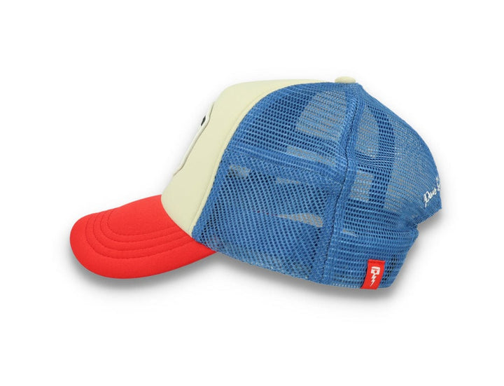 Trucker Cap Deus Ex Machina Baylands Blue/Beige/Red - LOKK