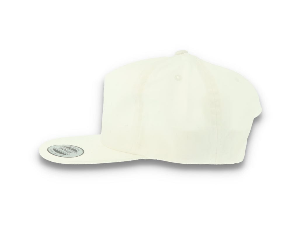 Yupoong 6502 Unstructured 5-Panel Snapback Cap White - LOKK