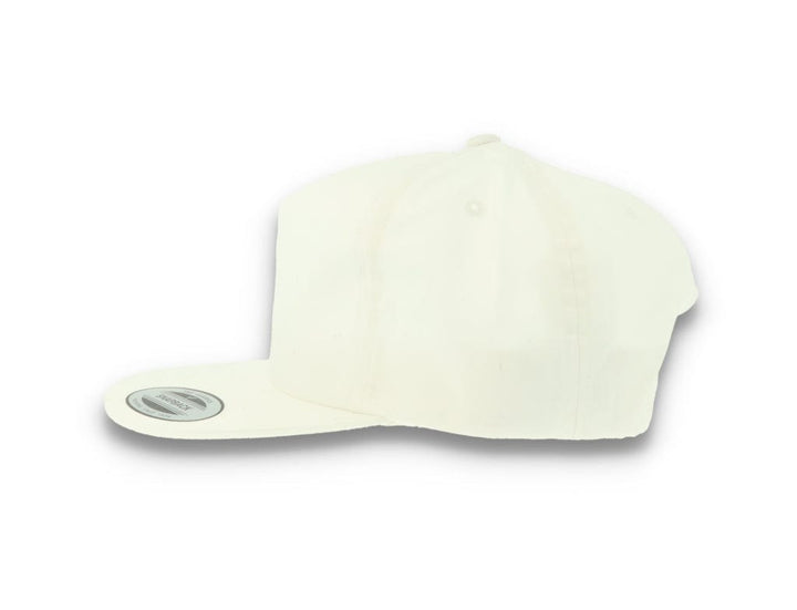 Yupoong 6502 Unstructured 5-Panel Snapback Cap White - LOKK
