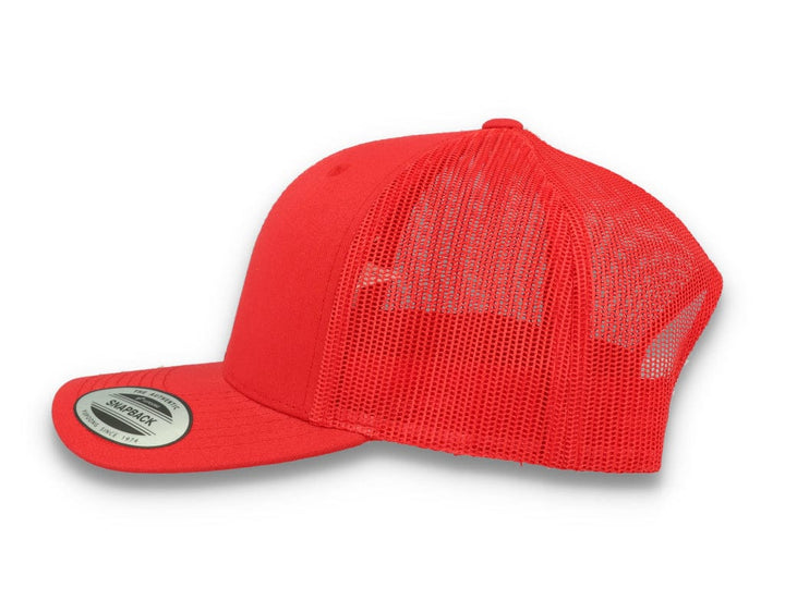 Red Trucker Cap Retro - Yupoong 6606 - LOKK