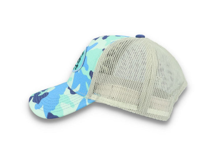 Von Dutch Trucker Cap Austin Cotton Twill Blue Camo - LOKK