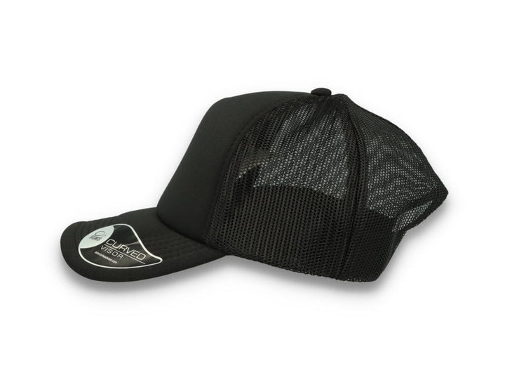 Trucker Cap Black/Black Atlantis Rapper Foam - LOKK