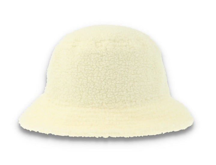Bucket Hat Womens Borg Off-White - LOKK