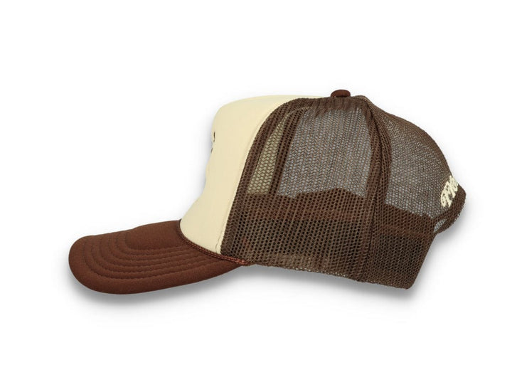 Trucker Cap Free & Easy Don't Trip Tan/Brown - LOKK