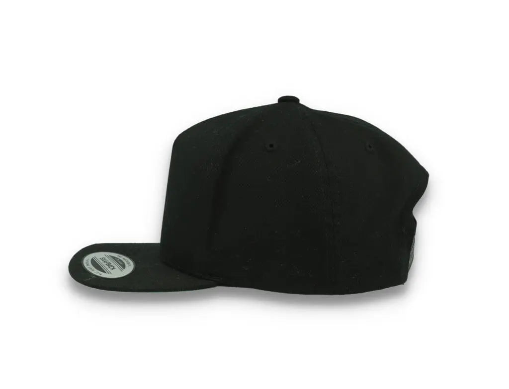 Yupoong Classic 5-Panel Snapback 6007 Black - LOKK
