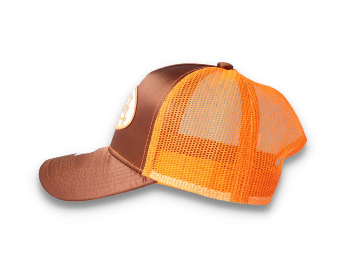 Von Dutch Trucker Cap Satin Brown/Orange - LOKK