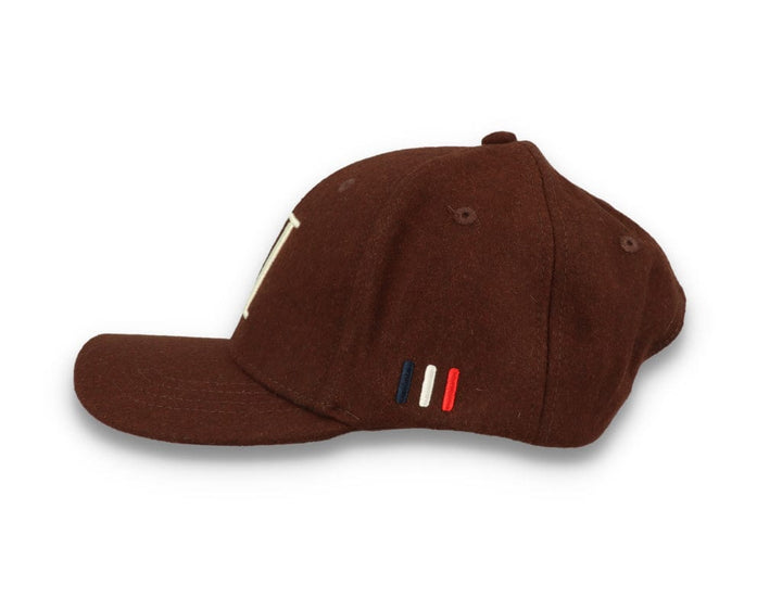 Wool II Baseball Cap Coffee Brown/Ivory - LOKK