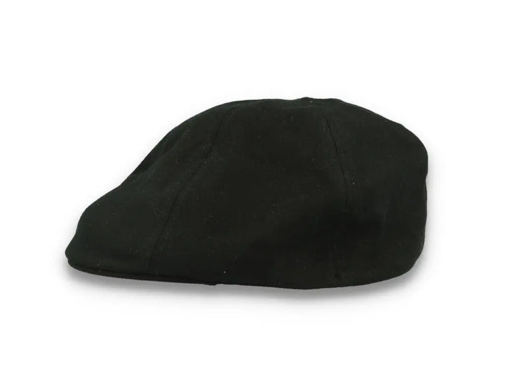 Flexfit Sixpence Black Flat Cap - LOKK