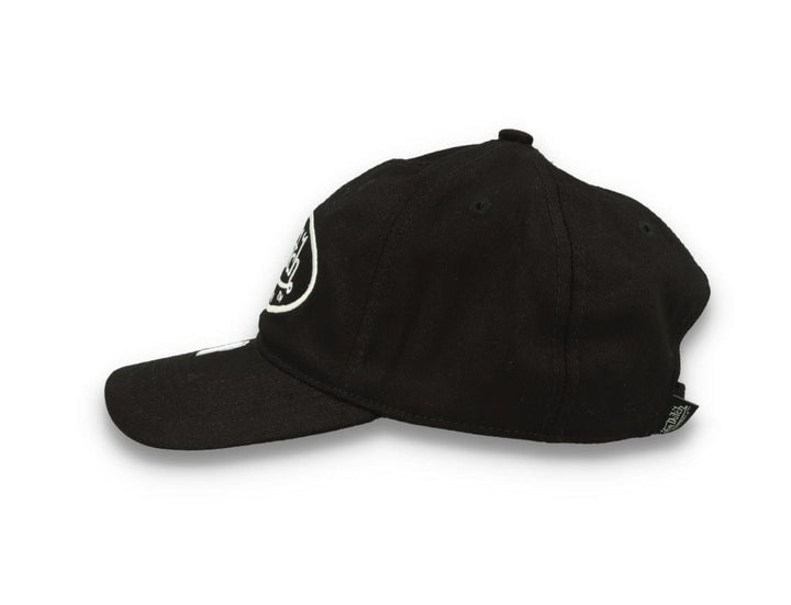 Von Dutch Dad Cap Unstructured Vista Black/White - LOKK