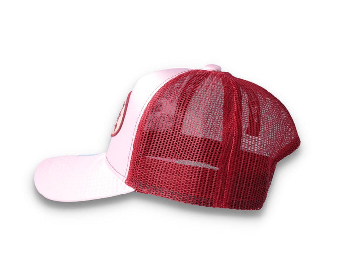 Von Dutch Trucker Cap Satin Pink/Red - LOKK
