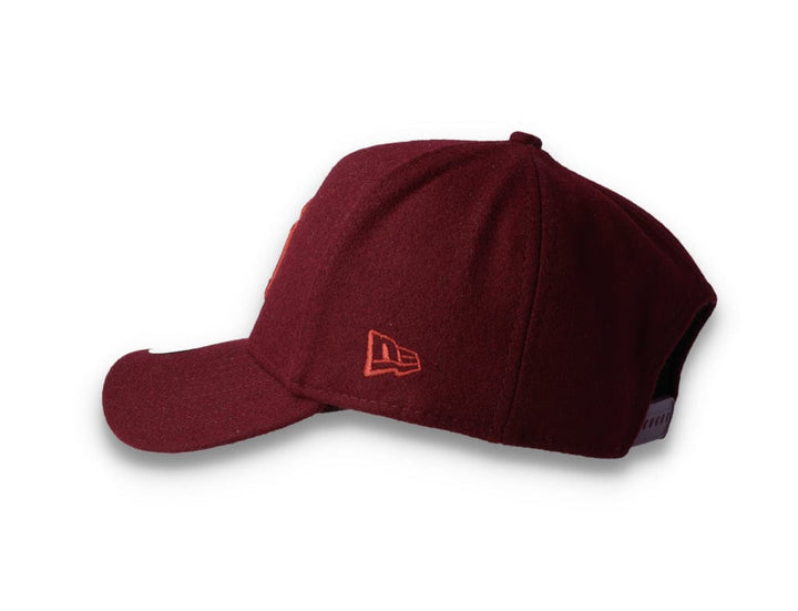 9FORTY A-Frame Melton Wool NY Yankees Maroon - LOKK