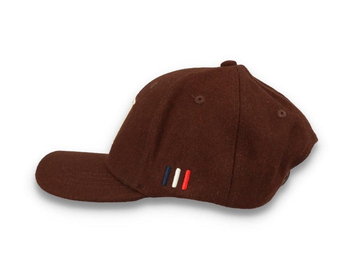 Wool II Baseball Cap Coffee Brown/Ivory - LOKK