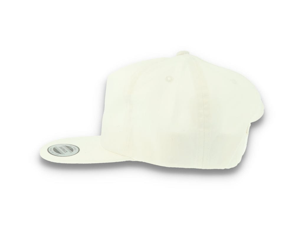 Yupoong 6502 Unstructured 5-Panel Snapback Cap White - LOKK
