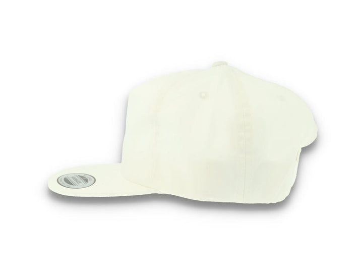Yupoong 6502 Unstructured 5-Panel Snapback Cap White - LOKK