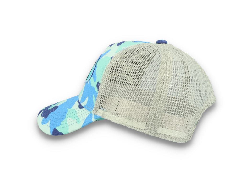 Von Dutch Trucker Cap Austin Cotton Twill Blue Camo - LOKK