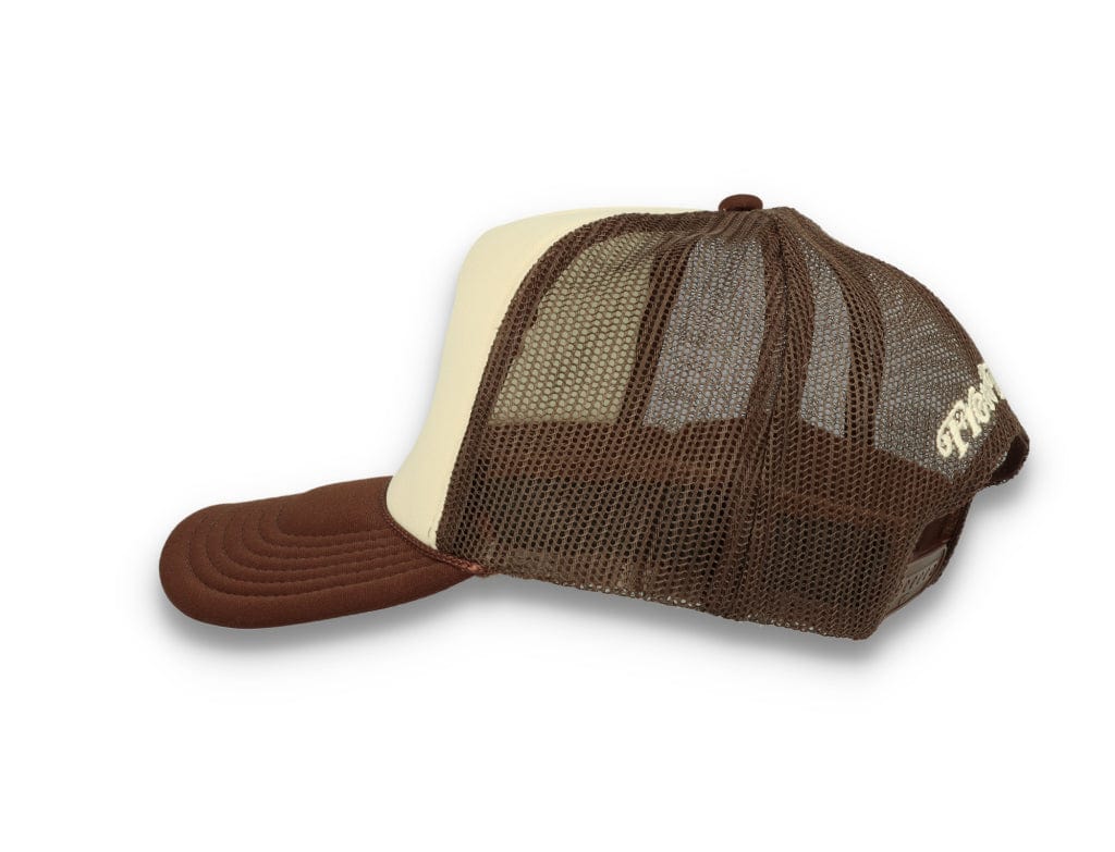 Trucker Cap Free & Easy Don't Trip Tan/Brown - LOKK