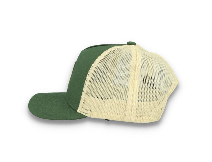 Trucker Cap Alpha Block X C MP Mesh Cap Dark Forest/Off White - LOKK