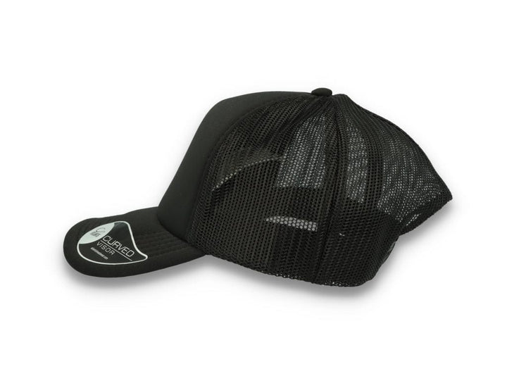 Trucker Cap Black/Black Atlantis Rapper Foam - LOKK