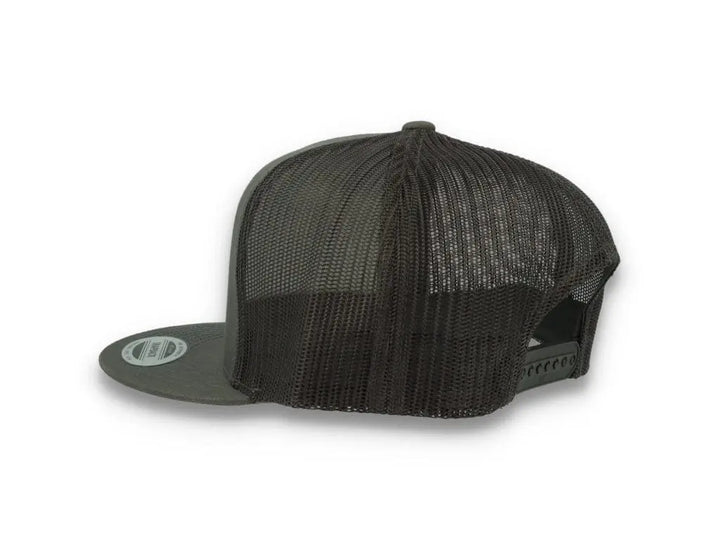 Classic Trucker Cap Dark Grey/Dark Grey - Yupoong 6006 - LOKK