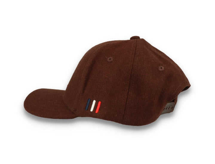 Wool II Baseball Cap Coffee Brown/Ivory - LOKK