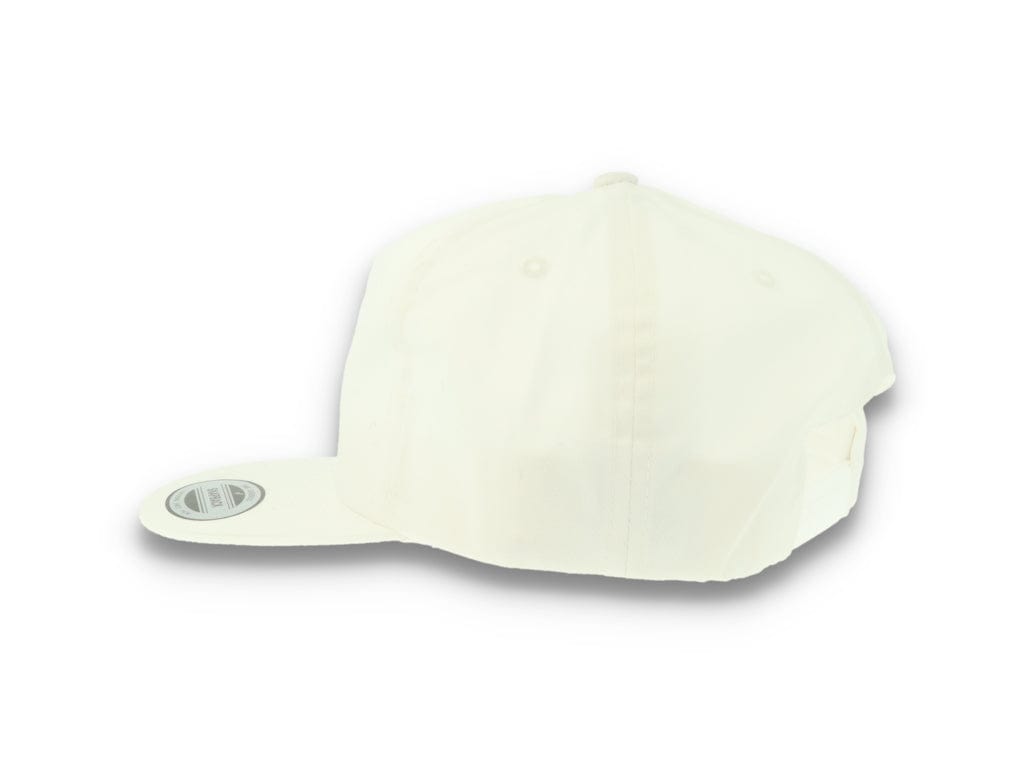 Yupoong 6502 Unstructured 5-Panel Snapback Cap White - LOKK