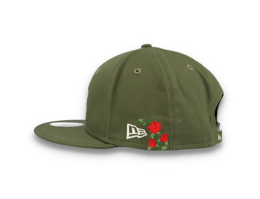 9FIFTY Flower Los Angeles Dodgers New Olive - LOKK