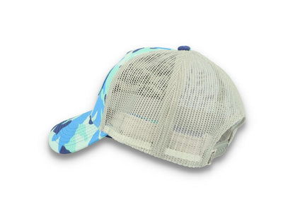 Von Dutch Trucker Cap Austin Cotton Twill Blue Camo