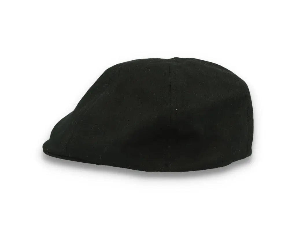 Flexfit Sixpence Black Flat Cap - LOKK