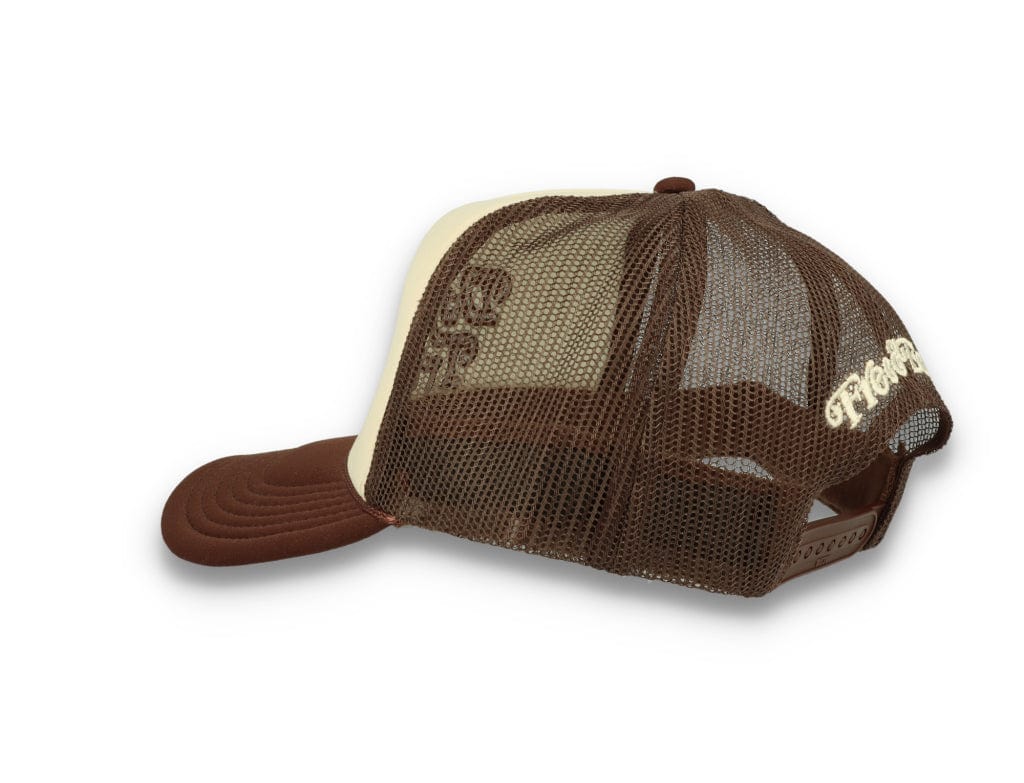 Trucker Cap Free & Easy Don't Trip Tan/Brown - LOKK