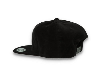 Yupoong 6508 Premium Corduroy Snapback Black