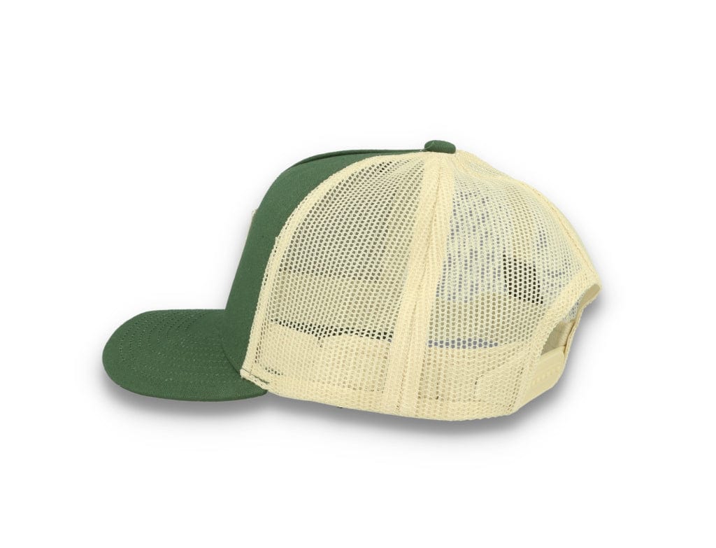 Trucker Cap Alpha Block X C MP Mesh Cap Dark Forest/Off White - LOKK