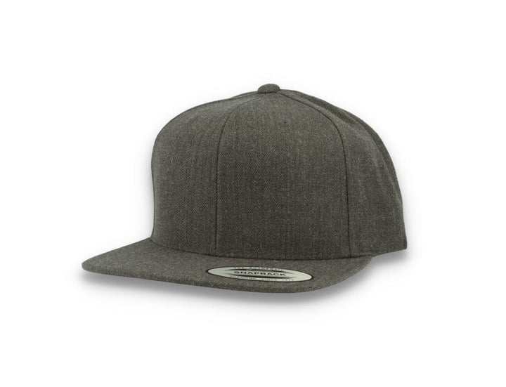 Dark Heather Grey/Dark Grey Snapback Cap - Yupoong 6089M - LOKK