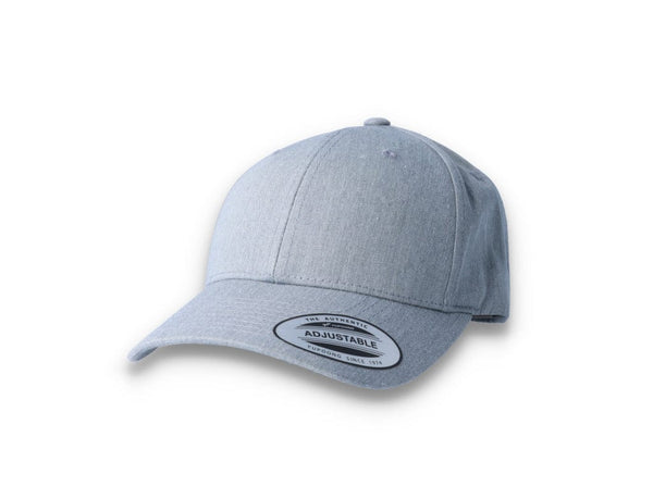 Curved Baseball Cap Snapback Heather Grey - Yupoong 7706 - LOKK