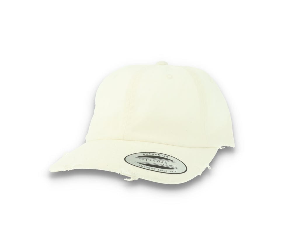 Low Profile Destroyed Cap White 6245DC - LOKK