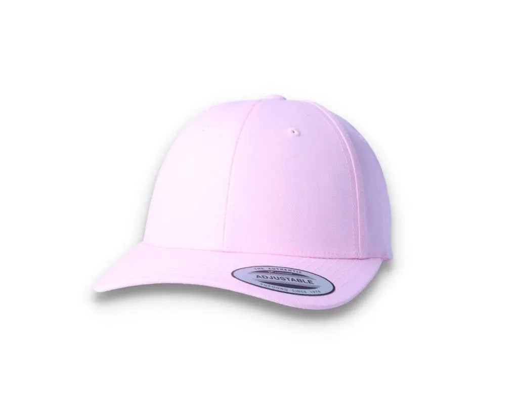 Curved Baseball Cap Snapback Pink - Yupoong 7706 - LOKK
