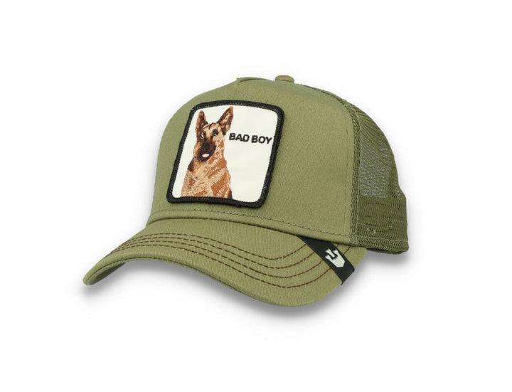 Goorin Trucker Cap The Bad Boy Olive - LOKK