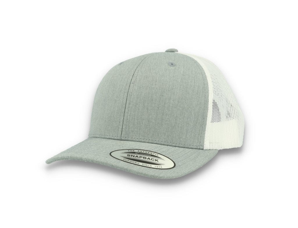 Flexfit 6606T Retro Trucker Heather Grey/White - LOKK