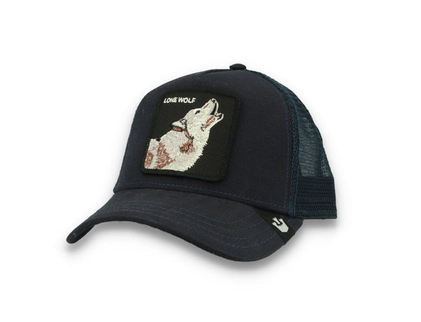 Goorin Trucker Cap The Lone Wolf Navy