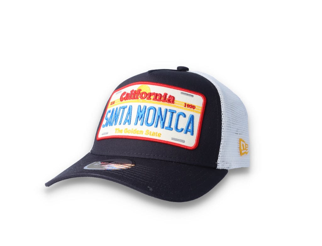 Trucker Cap Navy License Plate 9FORTY A-Frame Trucker - LOKK