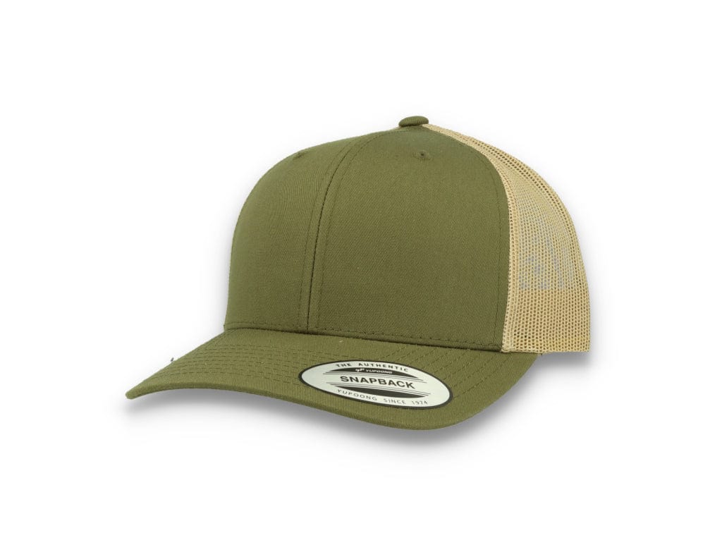 Flexfit 6606T Retro Trucker Moss Green/Khaki - LOKK