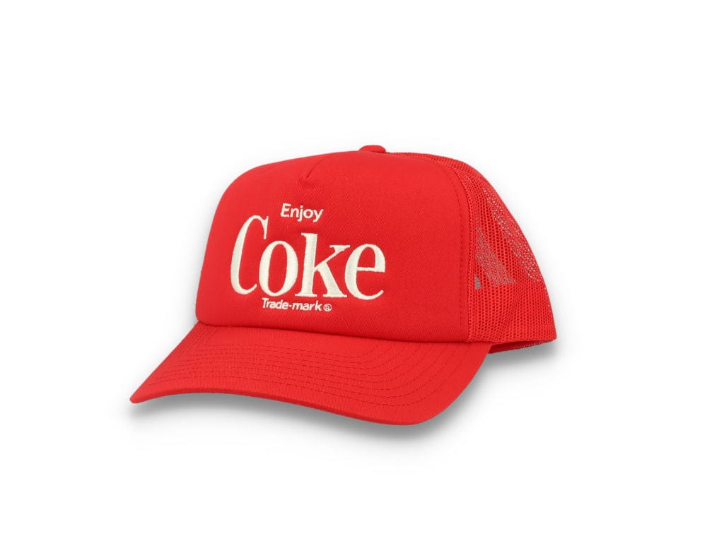 Coca-Cola Enjoy Trucker Cap Coke Red - LOKK