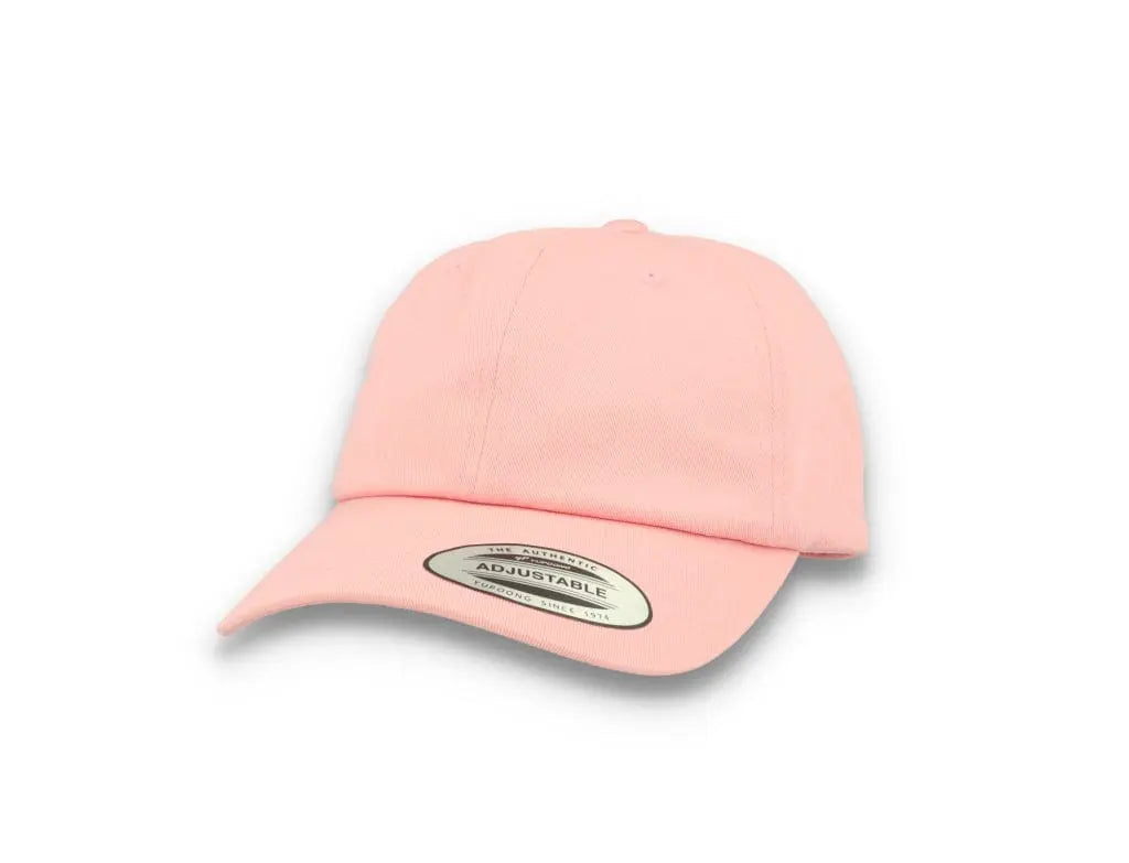 Pink Dad Cap Low Profile Cotton Twill - Yupoong 6245CM - LOKK