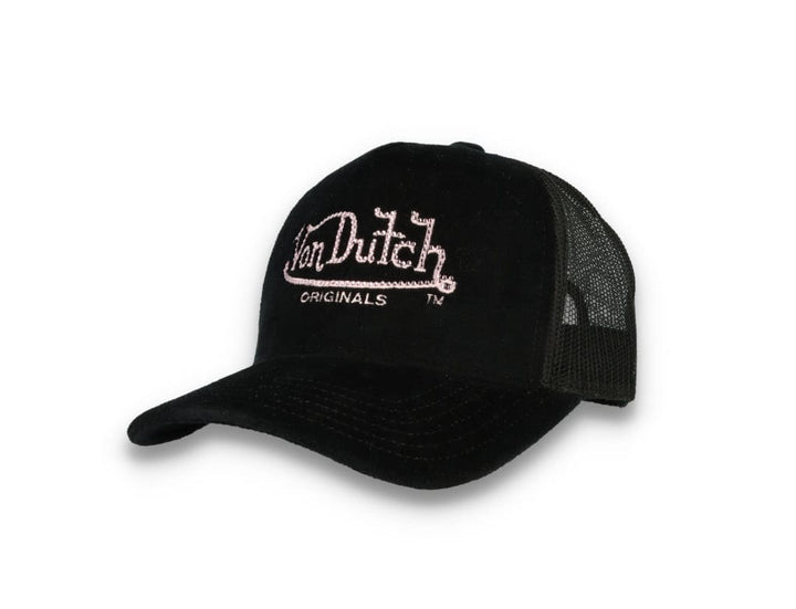 Von Dutch Trucker Cap Miami Velvet Black/Black - LOKK