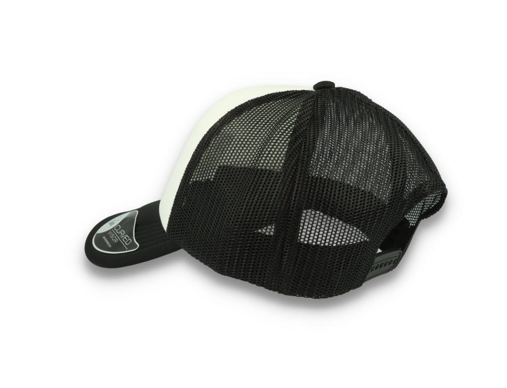 Trucker Cap Black/White Atlantis Rapper Foam - LOKK