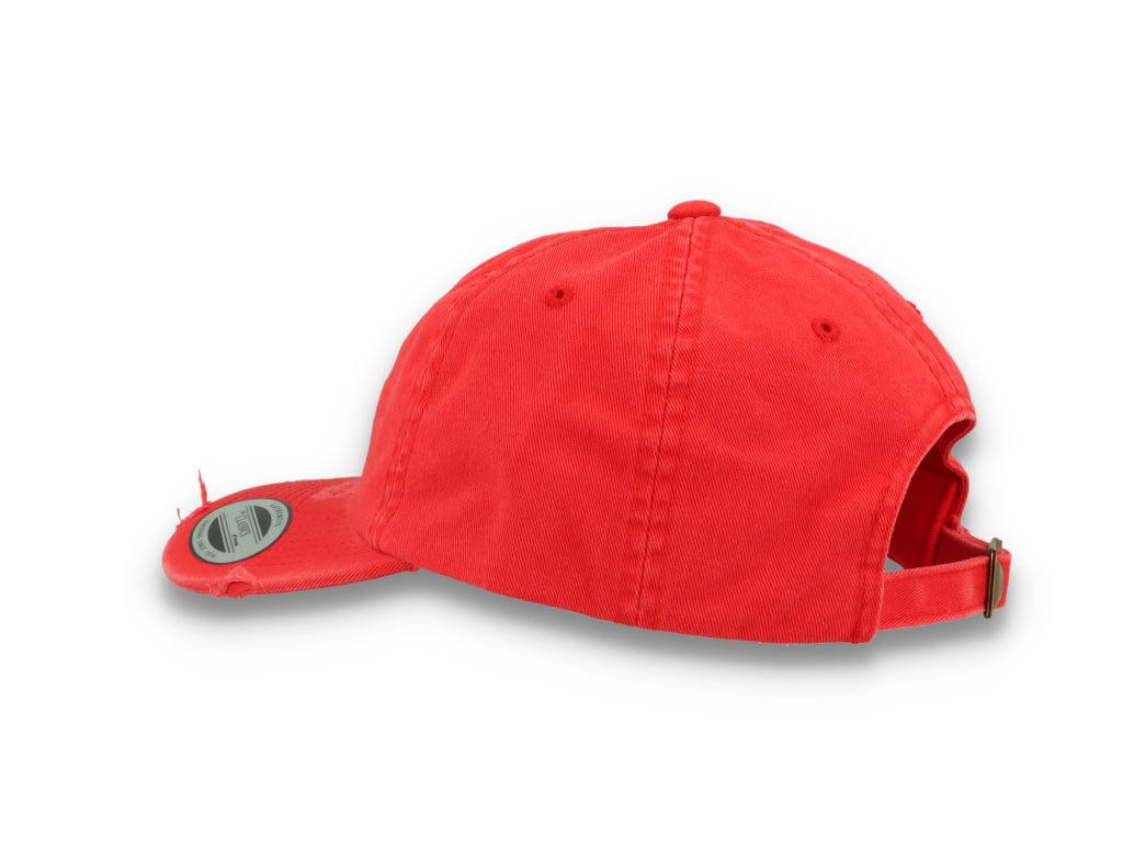 Low Profile Destroyed Cap Red 6245DC - LOKK