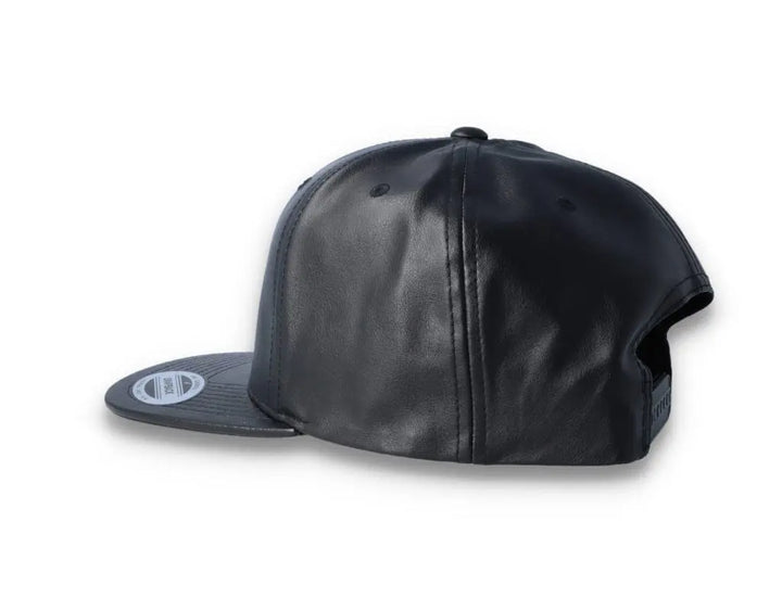 Yupoong Snapback Full Leather 6089FL Black - LOKK
