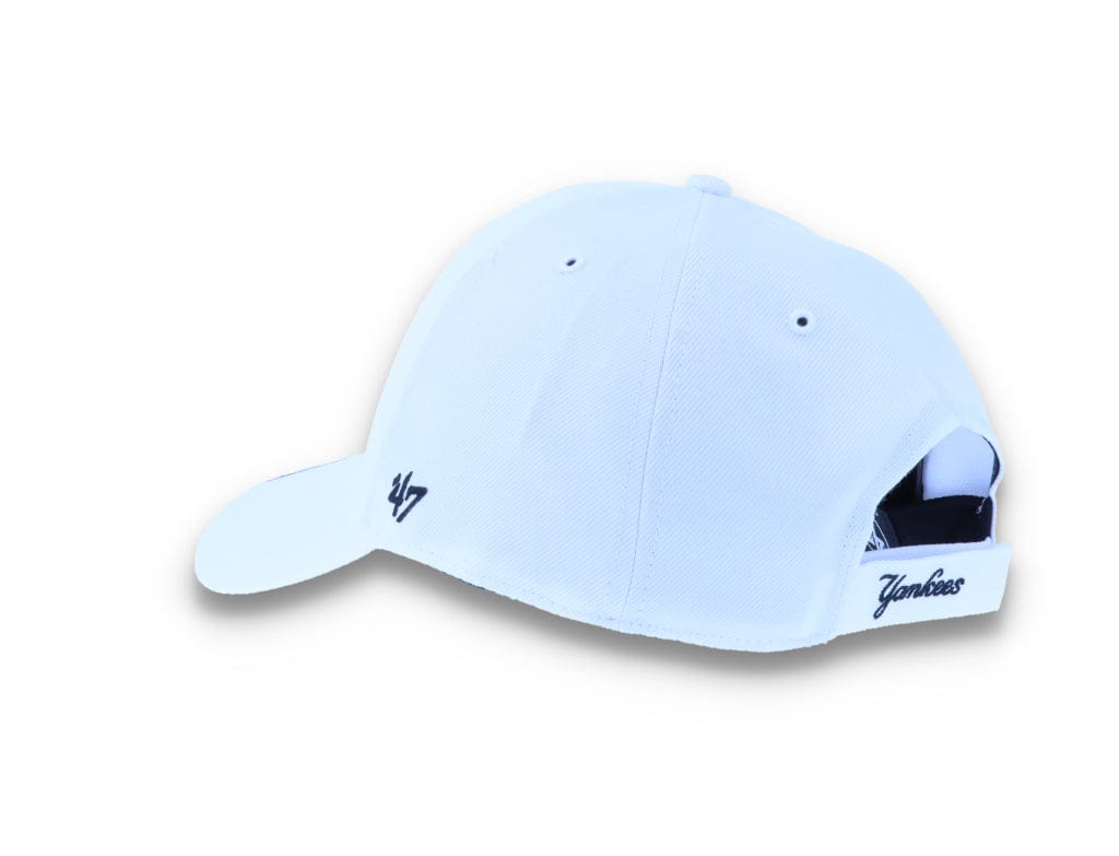 Cap New York Yankees White/Black MLB MVP Wool - LOKK