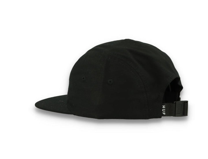 Cap 5-Panel Sort HUF Essential Box Logo Volley Black - LOKK