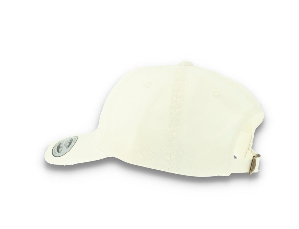 Low Profile Destroyed Cap White 6245DC - LOKK