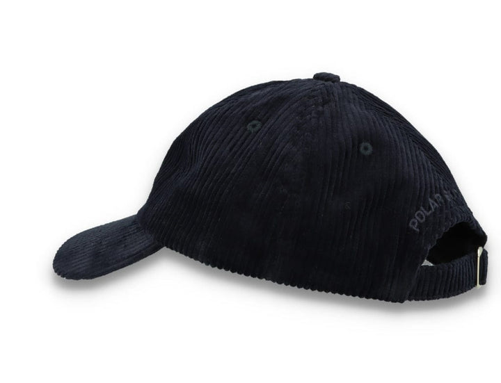 Polar Cord Stroke Logo Cap Navy - LOKK